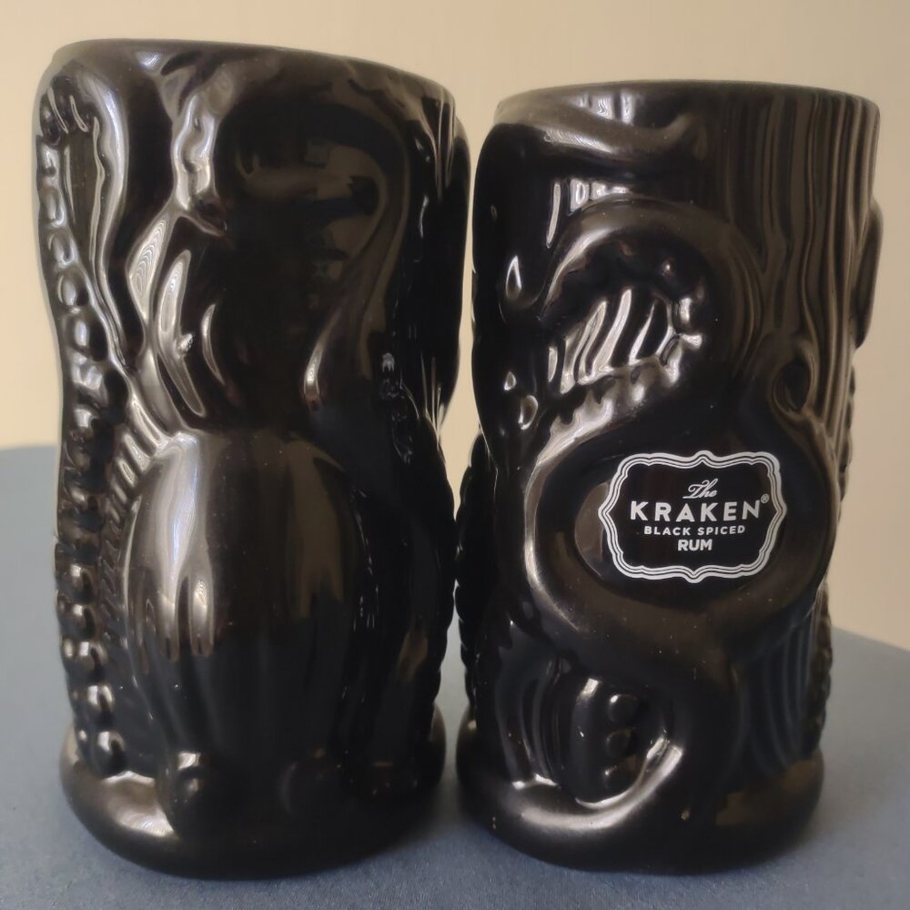 Kraken Rum Tiki Ceramic Octopus Cups - Picture 2 of 6